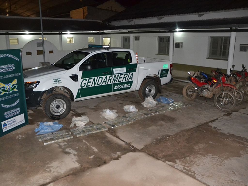 Incautaron 75 kilos de cocaína