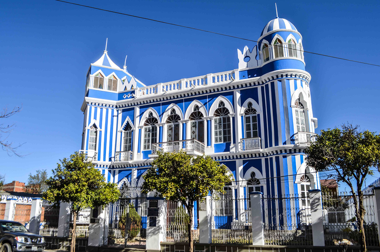 Castillo Azul de Tarija, Bolivia.