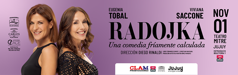 Eugenia Tobal y Viviana Saccone. Eugenia Tobal y Viviana Saccone.