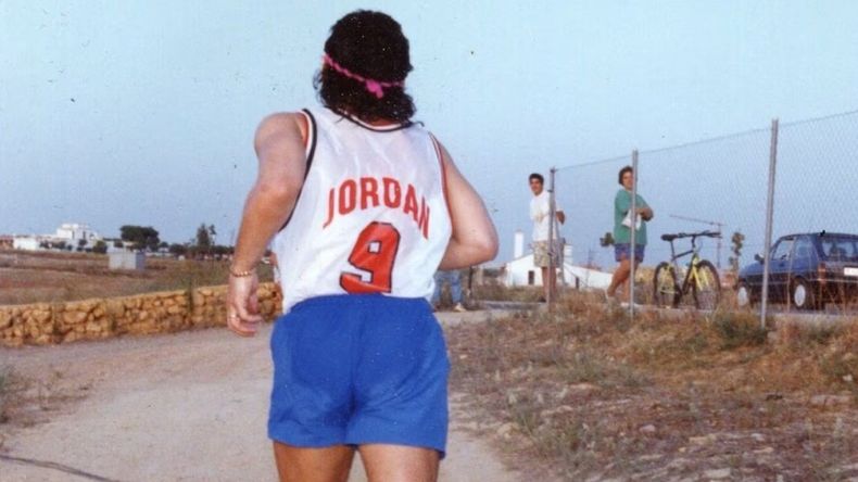Las fotos inéditas de Diego Maradona entrenando en Sevilla