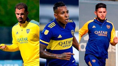 Crisis en Boca por la “intoxicación” de Villa, Cardona y Zambrano.&nbsp;