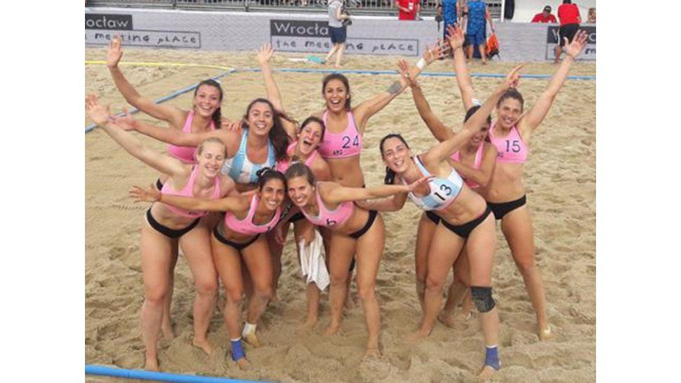 La Selección de beach handball