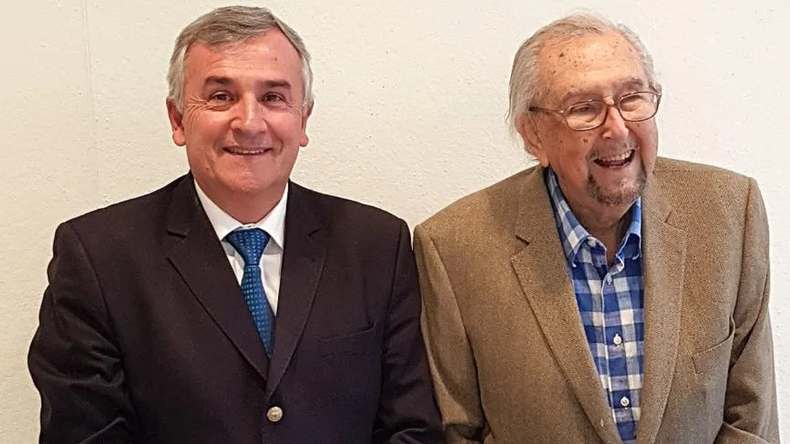 Gerardo Morales y César Pelli