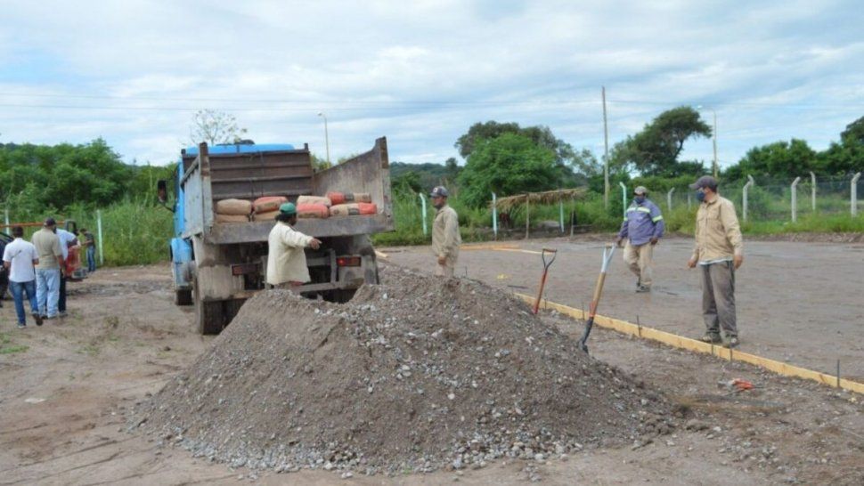 construyen una base operativa del same en san pedro
