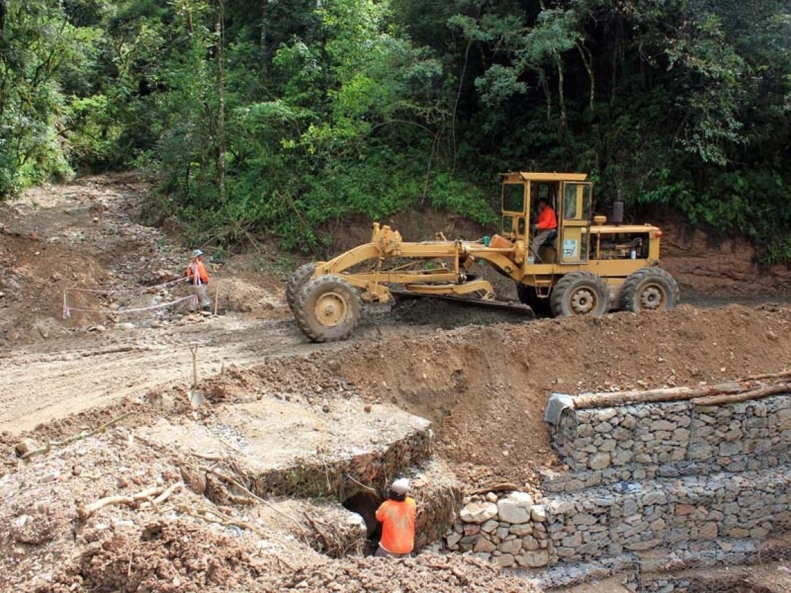 Trabajos en ruta