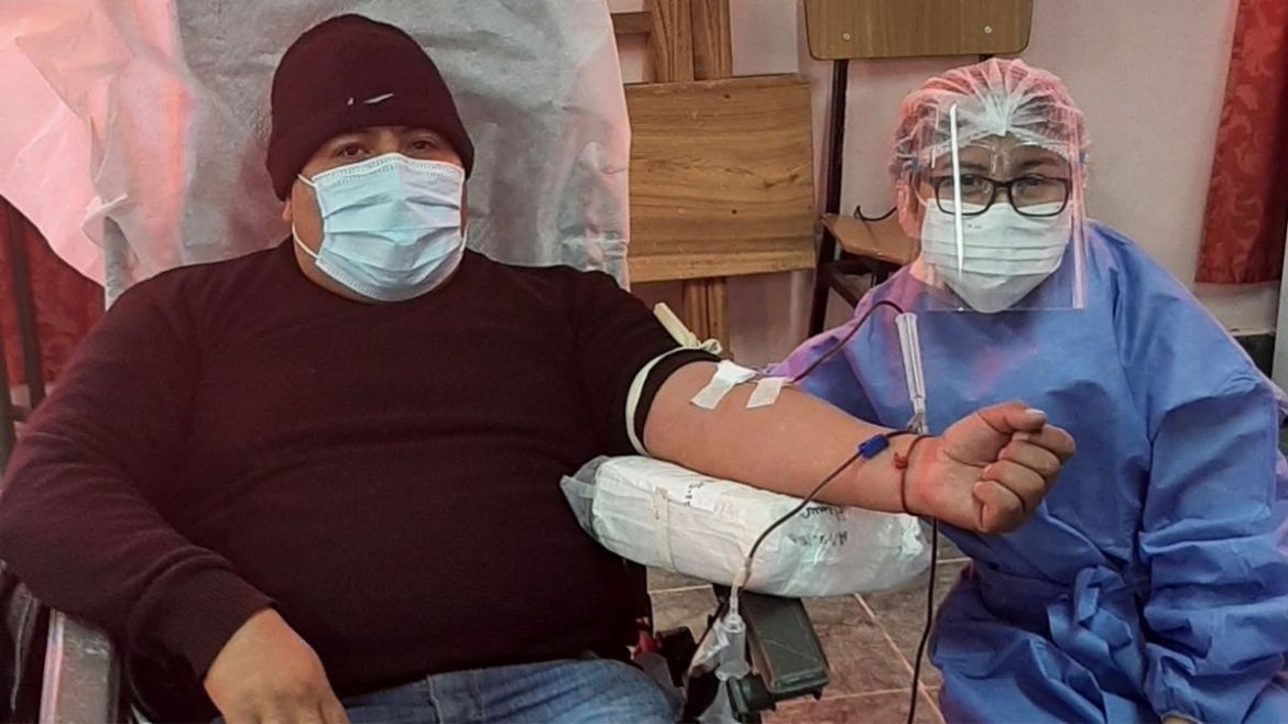 Colectas de sangre en Jujuy.