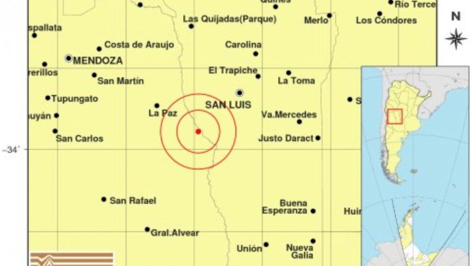 Se registró un fuerte sismo en Mendoza y se sintió en varias provincias
