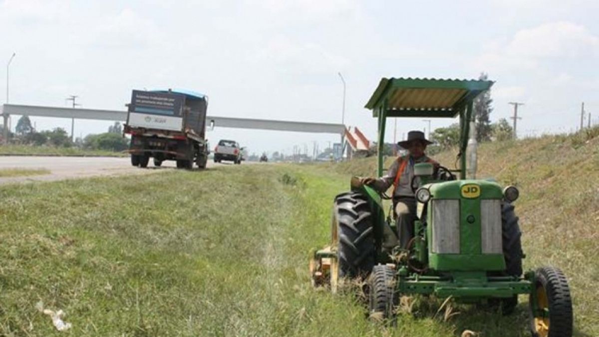 Operativo De Limpieza Y Desmalezamiento En Rutas Provinciales Y Nacionales