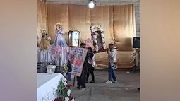 Emotivo saludo entre la Virgen de Urkupiña y la Virgen de Copacabana en Palpalá