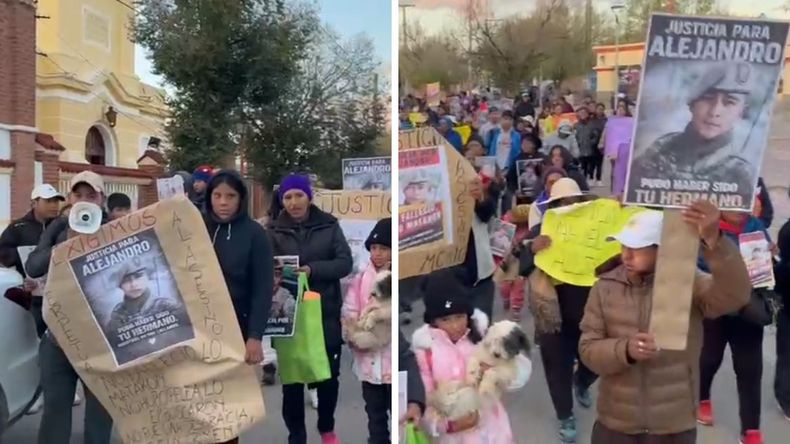 Marcha en Abra Pampa.
