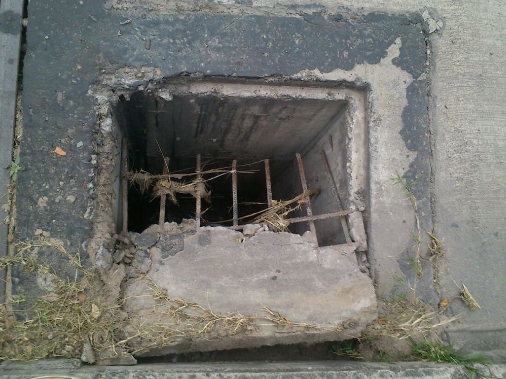 Abertura en la calle