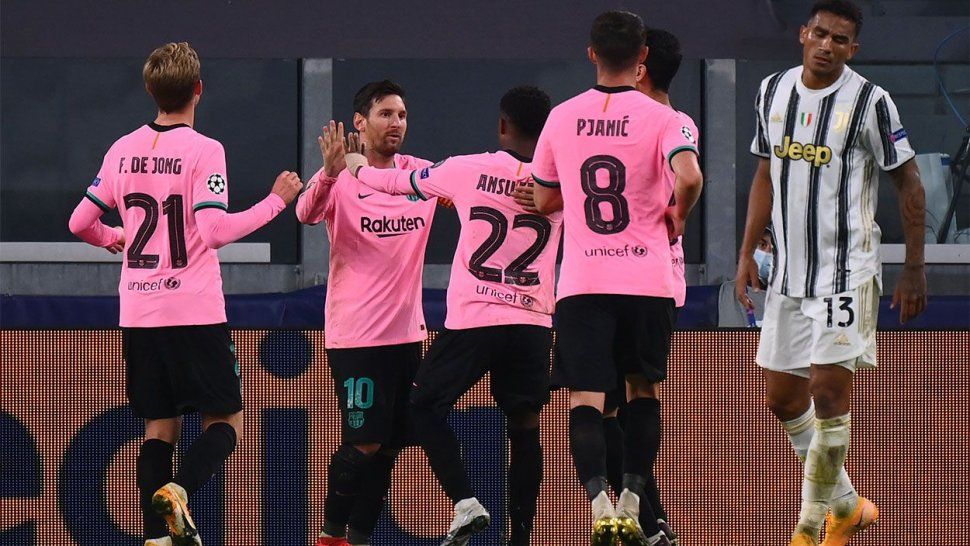 Con un gol de Messi, Barcelona le ganó a la Juventus
