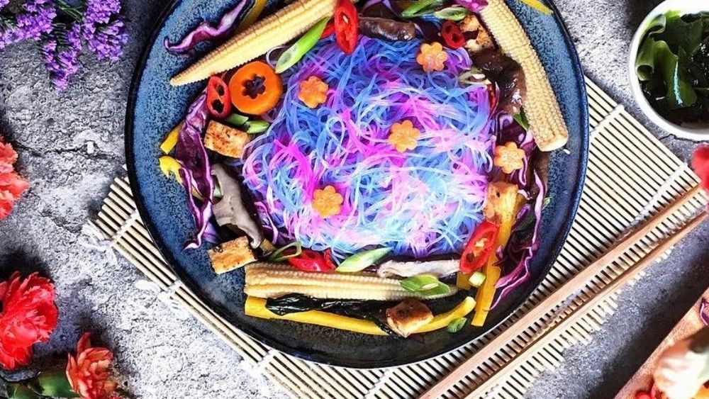 Fideos unicornio
