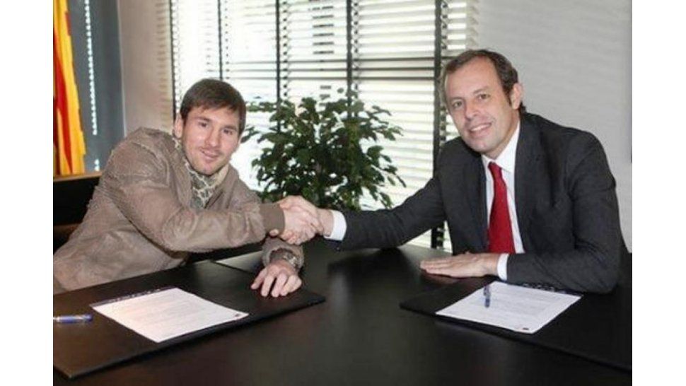 Messi renueva en el Barca