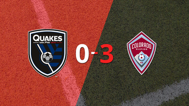 Colorado Rapids goleó 3-0 a San José Earthquakes con doblete de Rafael Navarro