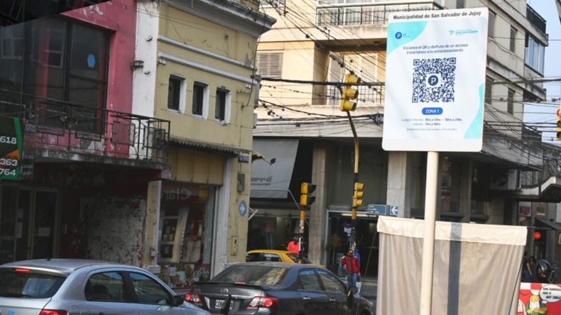 Estacionamiento medido en San Salvador de Jujuy (Foto ilustrativa)
