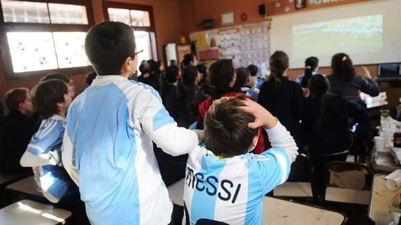 El Mundial en las escuelas (Foto ilustrativa)