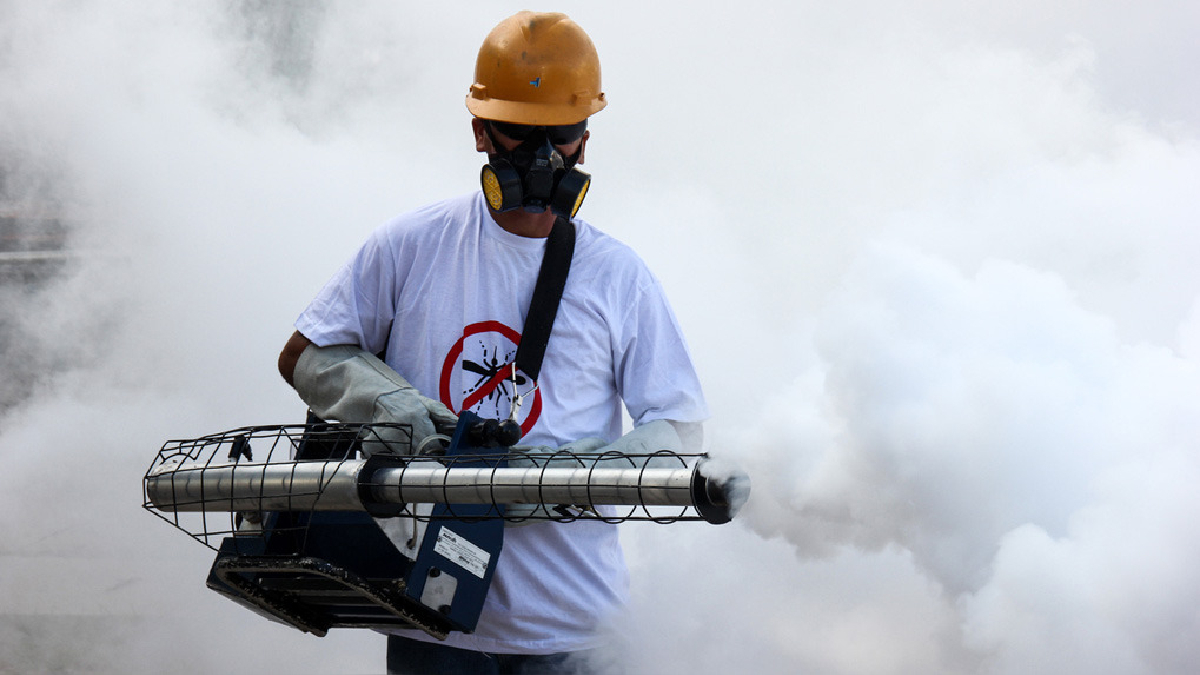 Fumigación contra el dengue en San Salvador de Jujuy (imagen ilustrativa).