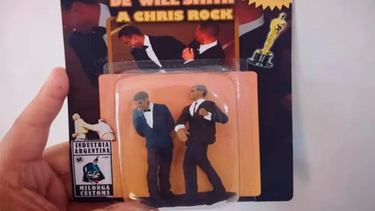 Muñecos. Las figuras de Will Smith y Chris Rock que crearon los argentinos de Milonga Customs.