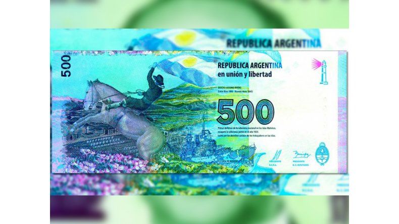 Billete de $500