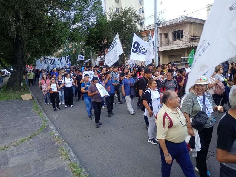 Movilización del CEDEMS.