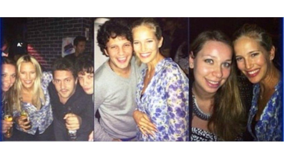 Luisana estuvo de fiesta