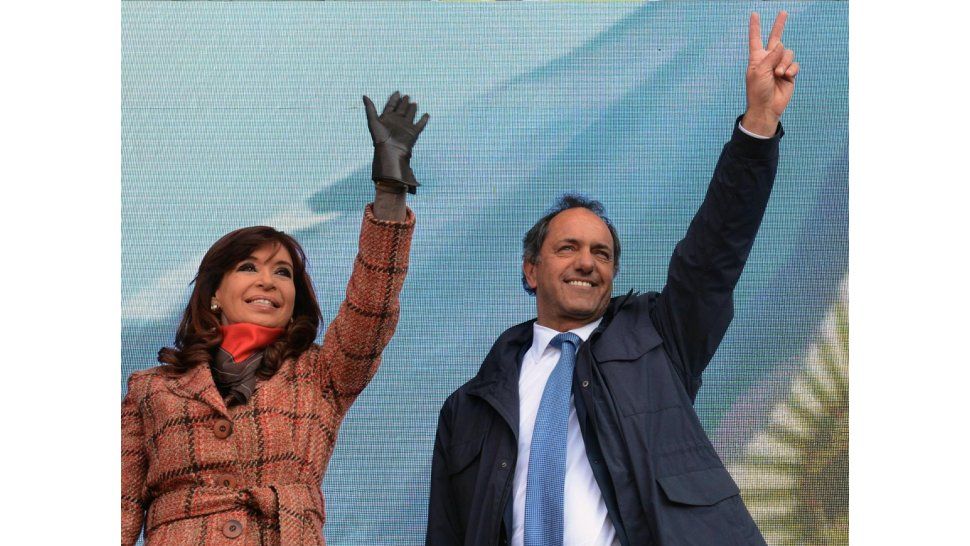 Cristina y Scioli