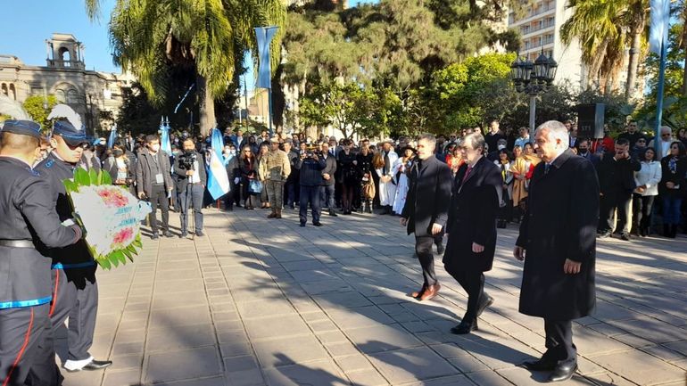 Éxodo Jujeño: Acto Central En Plaza Belgrano