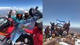 argentina campeon del mundo: jujenos festejaron en el aconcagua y el cerro granadas