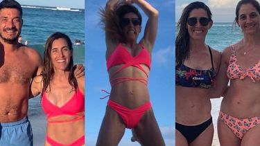Las divertidas vacaciones de Soledad Pastorutti en la playa.&nbsp;