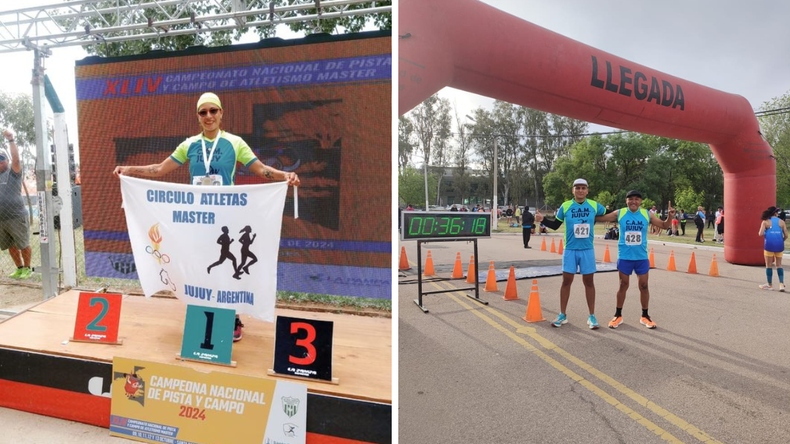 Jujuy ganó varias medallas en el Nacional de atletismo Master de La Pampa Jujuy ganó varias medallas en el Nacional de atletismo Master de La Pampa