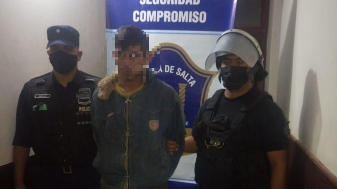 Detención del doble femicida de Yuto.