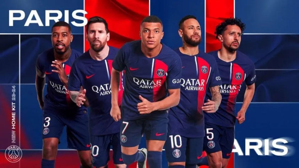 Lionel Messi en la presentación de la nueva camiseta del PSG