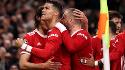 Cristiano Ronaldo salvó al Manchester United en la Champions League