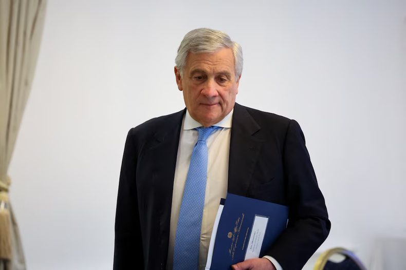 El ministro de Asuntos Exteriores italiano, Antonio Tajani (REUTERS/Antonio Bronic)