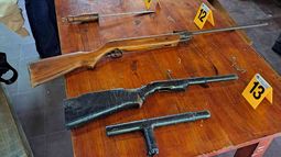 Hallaron un explosivo y armas en galpones de la Túpac Katari en San Salvador de Jujuy