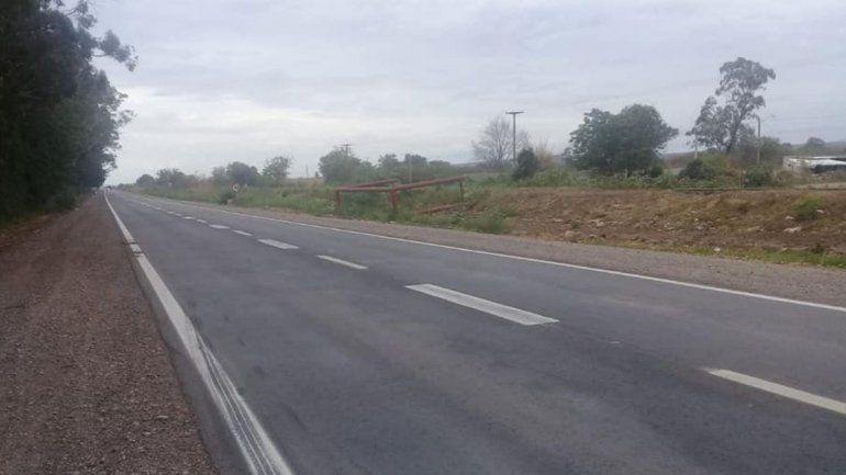 Escena en la que murió un hombre en una accidente de tránsito en Fraile Pintado