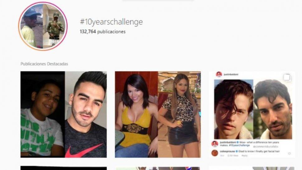 #10yearschallenge el desafío viral al que ya se sumaron los famosos
