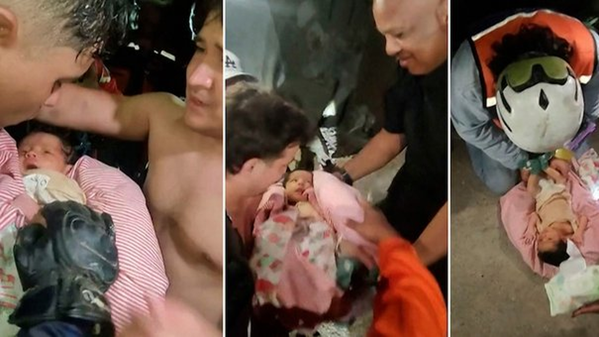 Milagro en Venezuela: rescataron con vida a un bebé de 18 días tras pasar  32 horas bajo los escombros