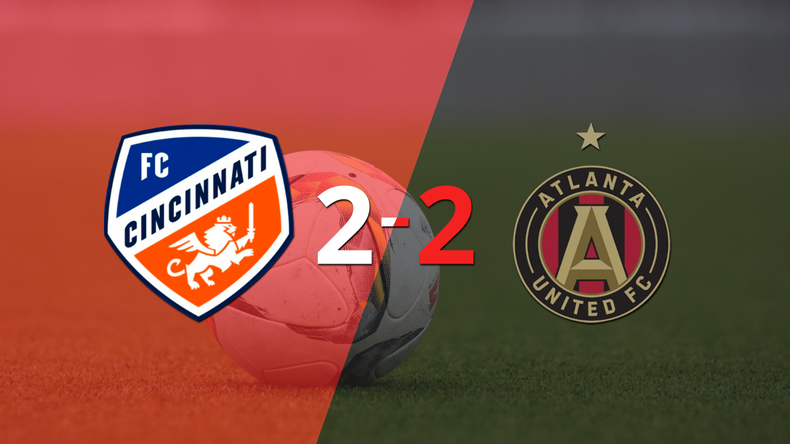 Doblete de Georgios Giakoumakis en el empate a 2 entre Atlanta United y FC Cincinnati