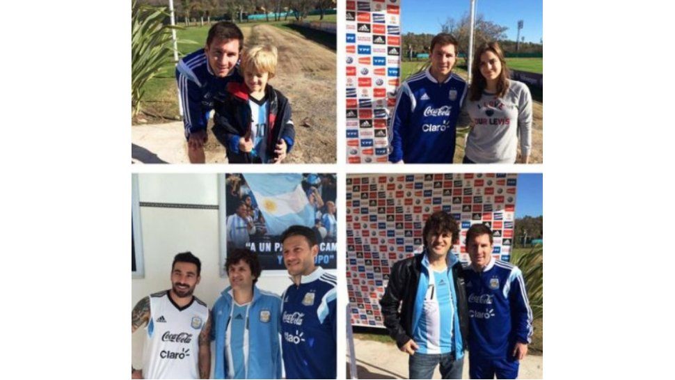Ciro Martínez con Lionel
