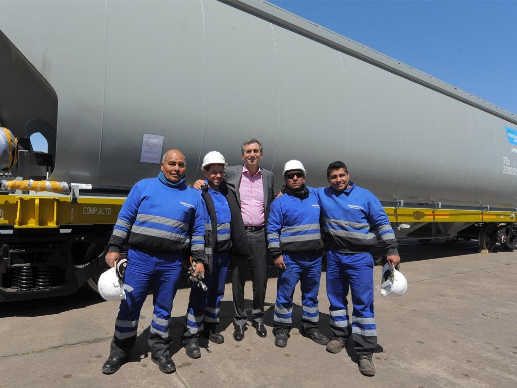 Llegada de nuevos vagones