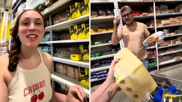 Puso a prueba a su papá en el supermercado y el video sorprendió en las redes.