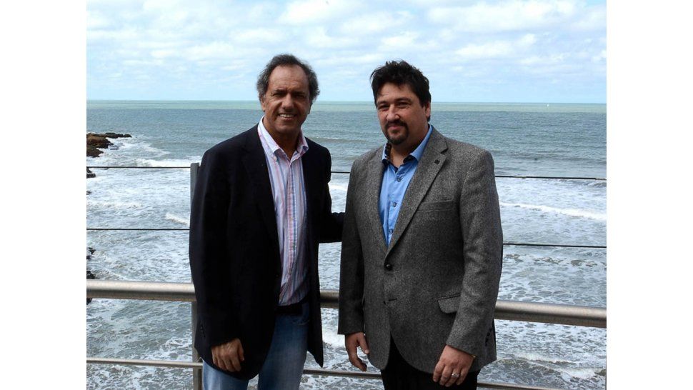 Scioli junto a Maurice Closs
