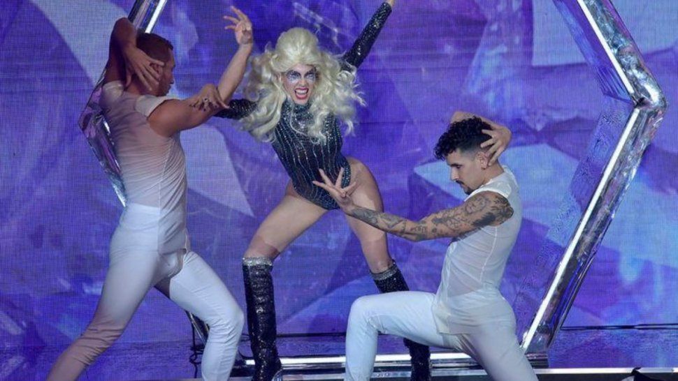 Barby Fraco imitó a Lady Gaga en Showmatch y fue duramente criticada por el jurado en el programa, y por el público en Twitter.