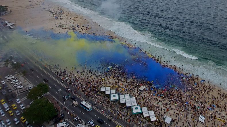 Banderazo de Boca Juniors.