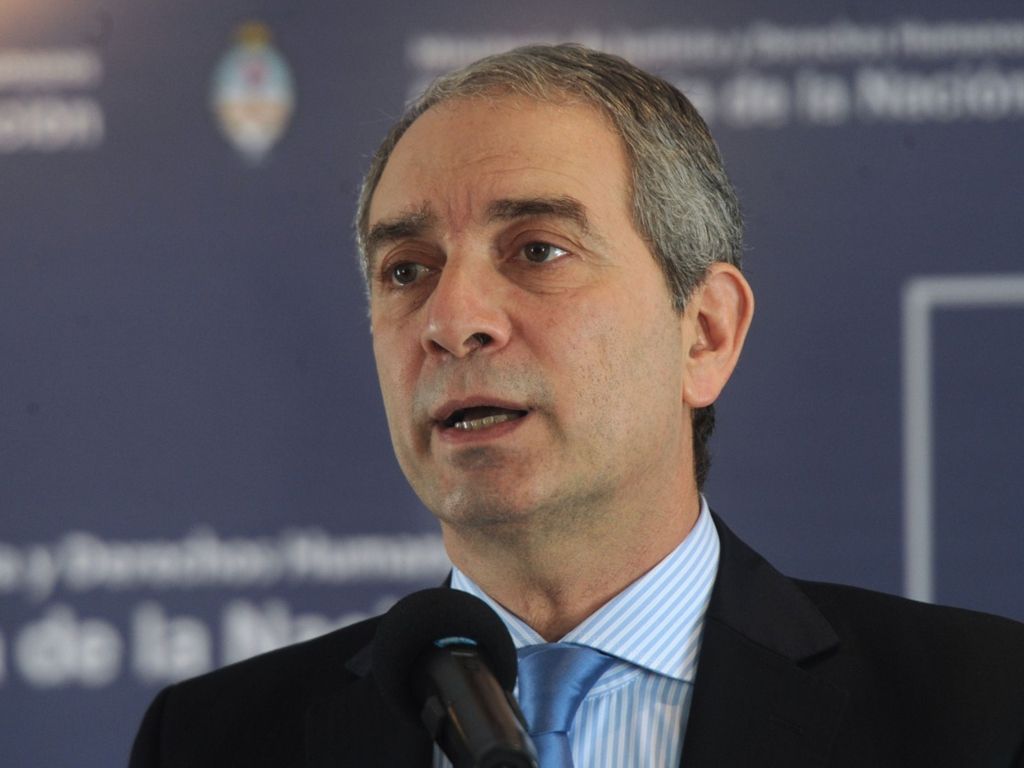 El ministro de Justicia, Julio Alak,