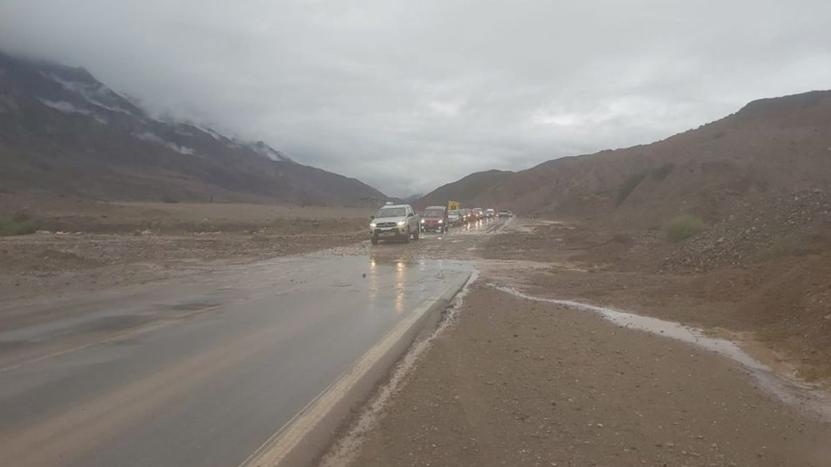 Corte a media calzada entre Tunalito y Maimará&nbsp;