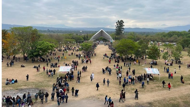 Tercera peregrinación por la Virgen de Río Blanco y Paypaya en el día de la madre.