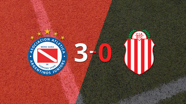 Argentinos Juniors liquidó con una goleada a Barracas Central por 3 a 0